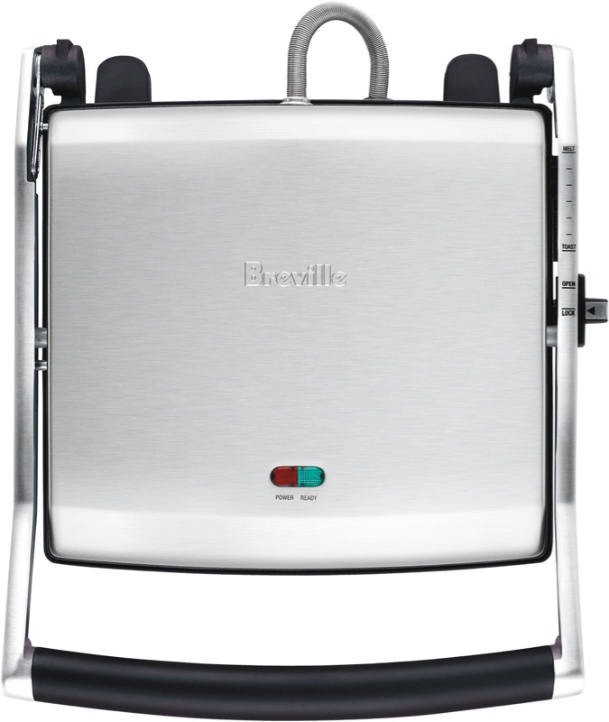 Breville The Toast & Melt 4Slice Sandwich Press Stainless Steel