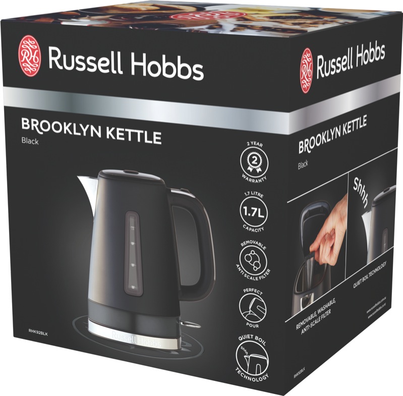 Russell Hobbs Brooklyn 1.7L Kettle Matte Black Review National