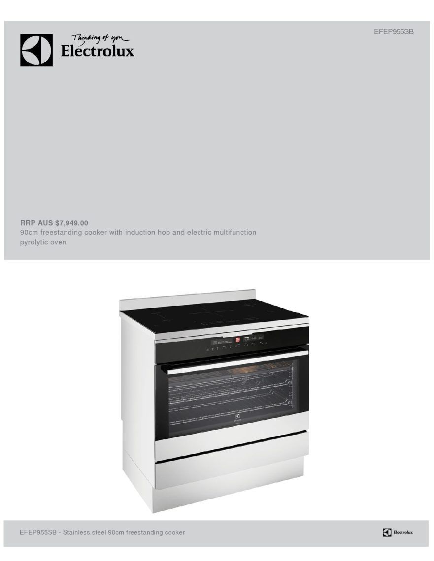 90cm Dual Fuel Freestanding Cooker Black National Product Review