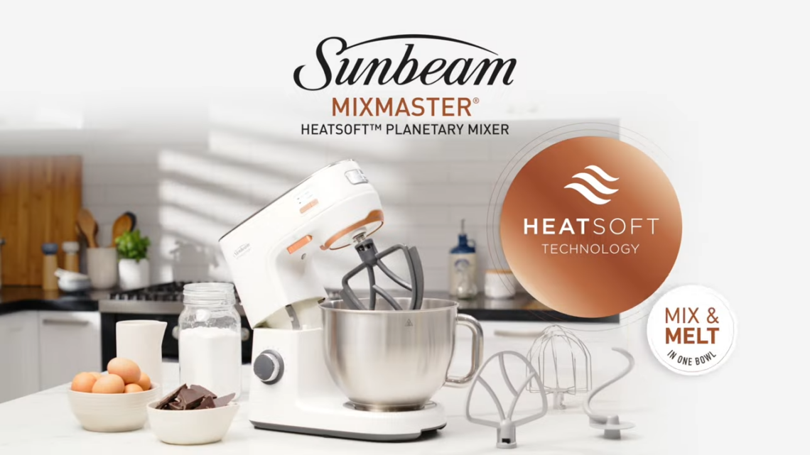 Mixmaster HeatSoft Planetary Mixer by Sunbeam (MXM7000WH) - Commercial  Supplies Ltd (CSL)