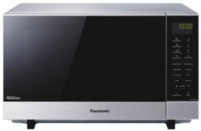 Panasonic - 27L 1000W Flatbed Inverter Microwave - Stainless Steel - NNSF574SQPQ