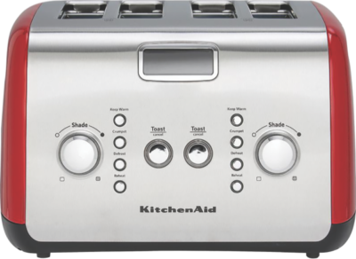 KitchenAid - Artisan 4 Slice Toaster - Empire Red - 5AKMT423ER
