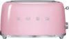 Smeg Retro Style 4 Slice Toaster - Pink TSF02PKAU