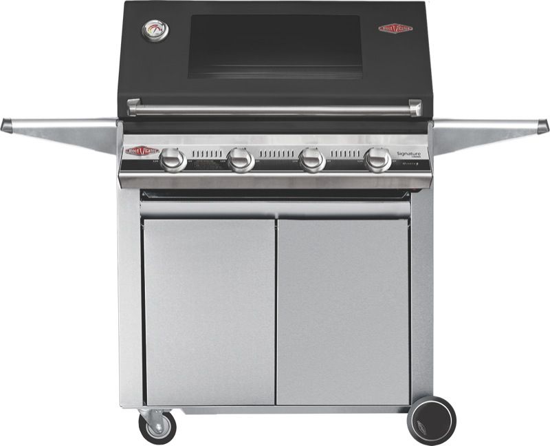 Beefeater - Signature 3000E 142cm 4-Burner Built-In BBQ - Black - BS19242