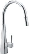 Franke Pyra Single Lever Pull Out Mixer Tap with Light - Chrome TA6841