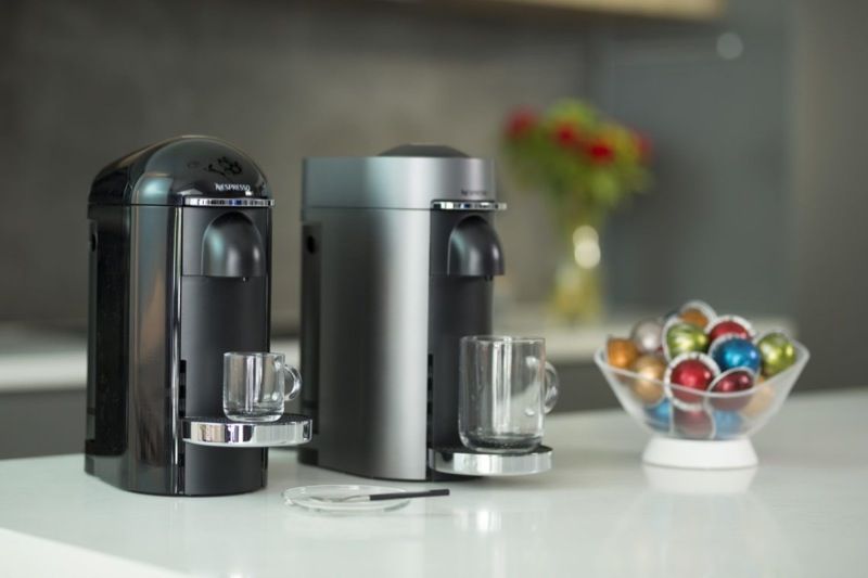 Breville - Nespresso VertuoPlus Pod Coffee Machine - BNV420BLK