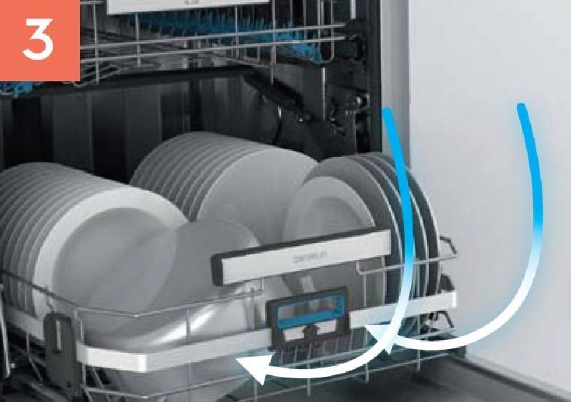 Electrolux 60cm BuiltUnder ComfortLift™ Dishwasher Dark Stainless