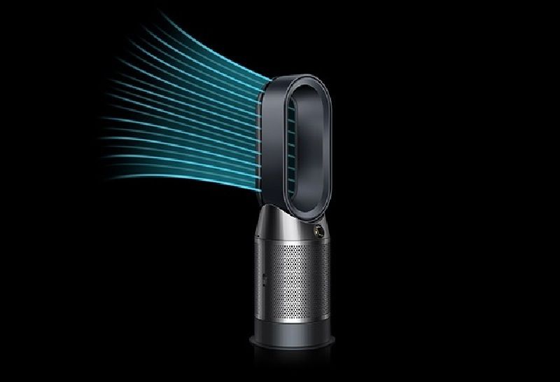 Pure Hot+Cool™ purifier fan heater  Black diffused mode