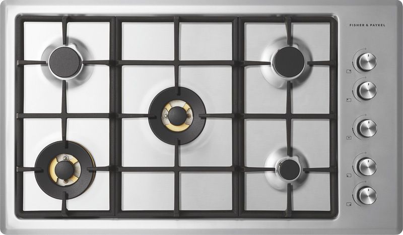 Fisher & Paykel - 90cm Gas Cooktop - Stainless Steel - CG905CNGX2