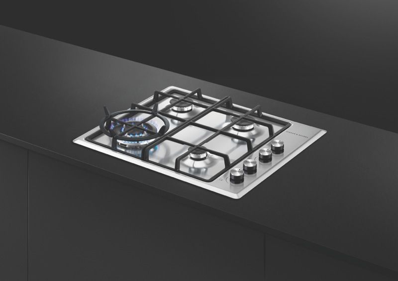 Fisher & Paykel - 60cm Gas Cooktop - Stainless Steel - CG604CNGX2