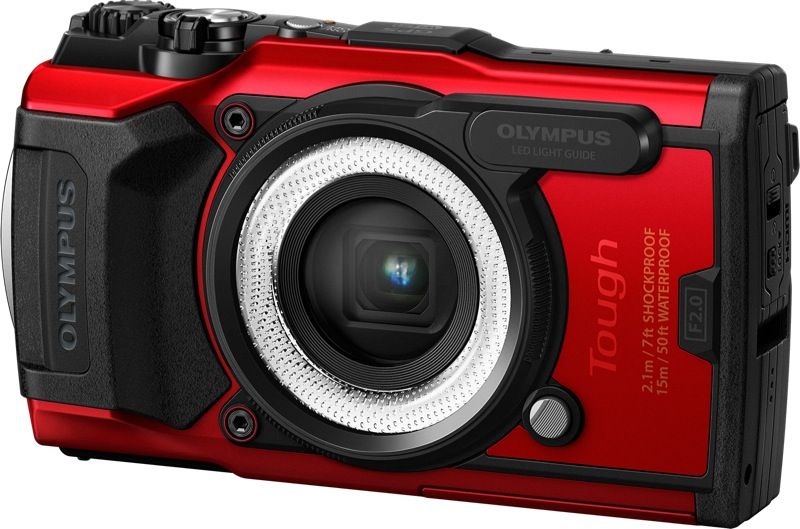 Olympus TG-6 Compact Digital Camera - Red V104210RA000