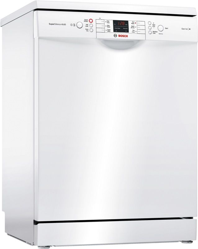 Bosch 60cm Freestanding Dishwasher - White SMS46GW01A