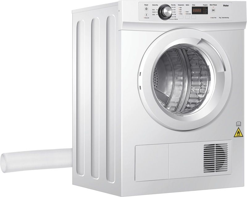 Haier 7kg Vented Dryer - White HDV70E1