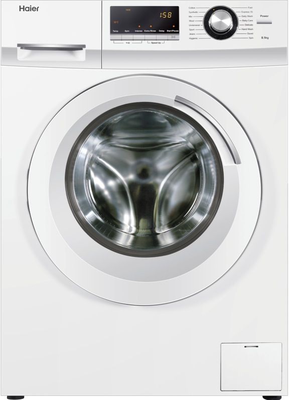 Haier 8.5kg Front Load Washing Machine – White HWF85BW1