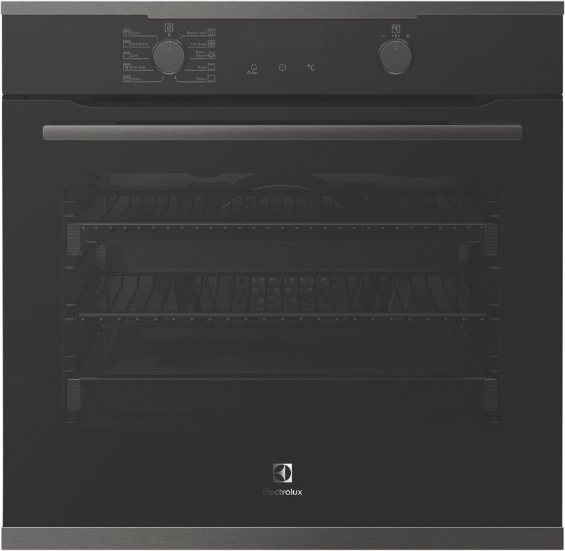 Electrolux 60cm Built-In Pyrolytic Oven - Dark Stainless Steel EVEP614DSD