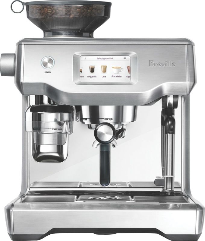 Breville The Oracle Touch Fully Automatic Espresso Coffee Machine - Brushed Stainless Steel BES990BSS