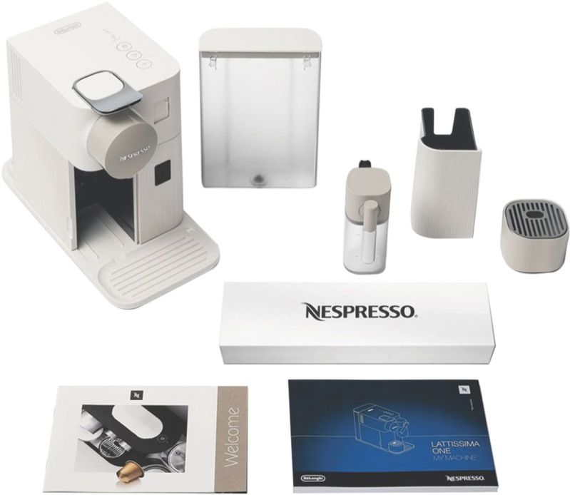 DeLonghi, Nespresso - Nespresso Lattissima One Pod Coffee Machine - EN500W