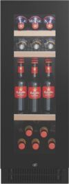 Vintec 48 Beer Bottle Beverage Centre - Black Glass VBS020SBBX