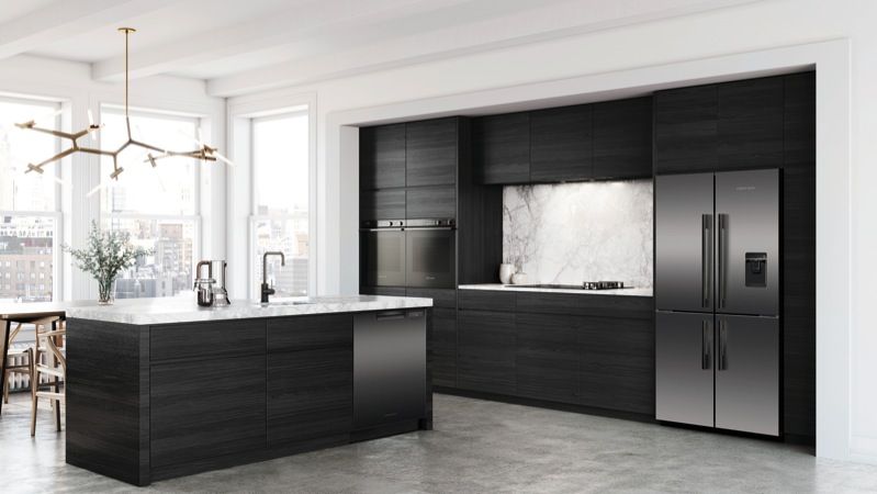 FP-Kitchen-Render-Compact-Black-Landscape RF605QDUVB1+DW60UC6B