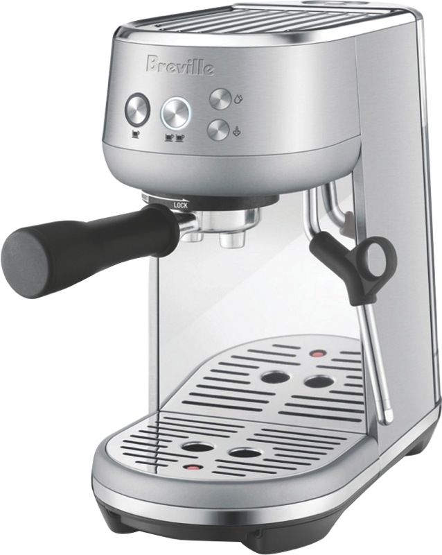 Breville - Bambino Pump Espresso Coffee Machine - Brushed Stainless Steel - BES450BSS