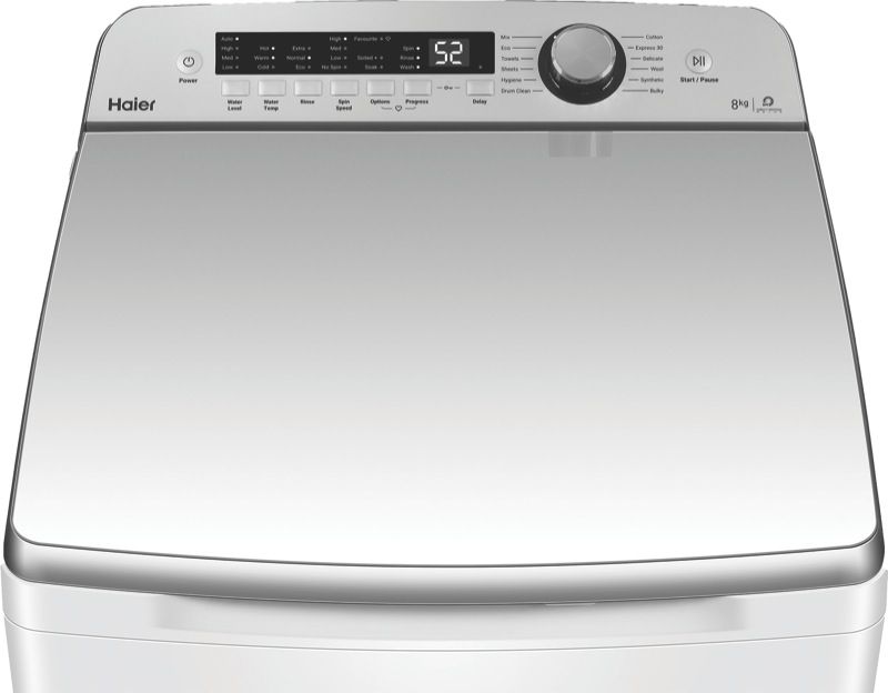 Haier - 8kg Top Load Washing Machine - HWT08AN1