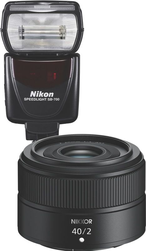 Nikon - Z Portrait Kit Z 40mm F/2 Camera Lens + SB-700 Flash - 850106