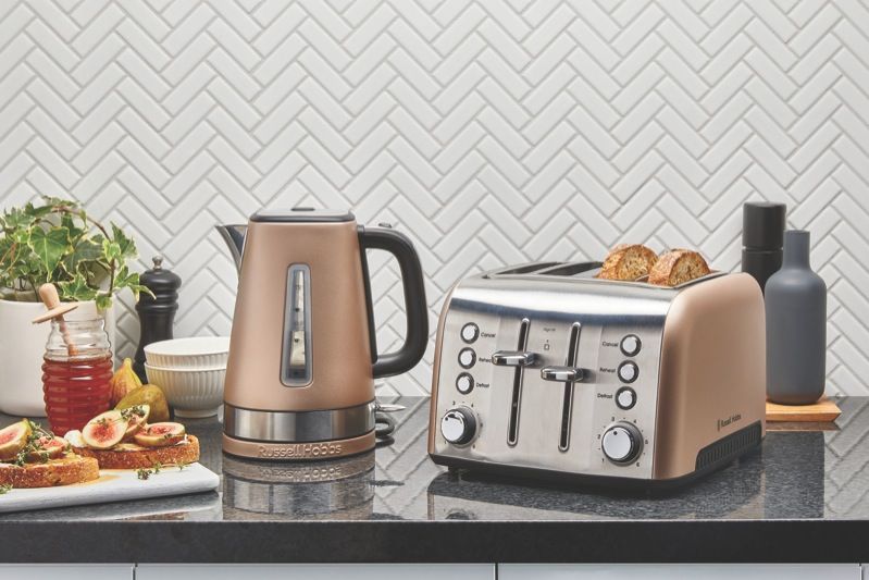 Russell Hobbs - Brooklyn 4-Slice Toaster - Champagne - RHT94CHM