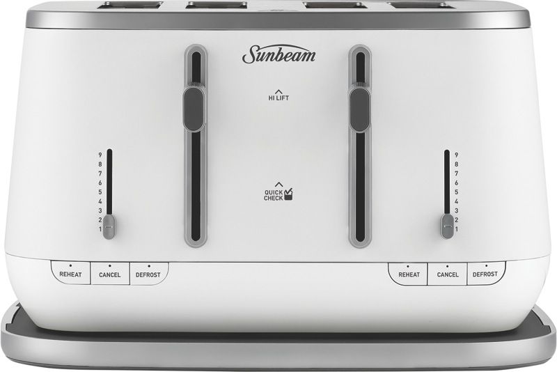Sunbeam - Kyoto City Collection 4-Slice Toaster - White - TAM8004WH