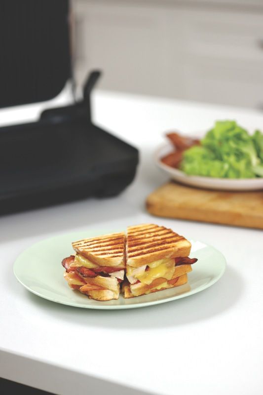 Sunbeam - Cafe Style 4-Slice Sandwich Press - SPM4000SS