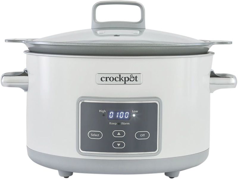 Crock Pot - Crock-Pot® Sear & Slow Slow Cooker - White - CHP700