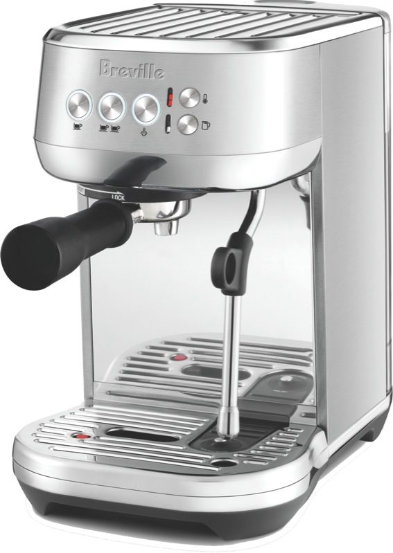 Breville - Bambino Plus Pump Espresso Coffee Machine - Brushed Stainless Steel - BES500BSS