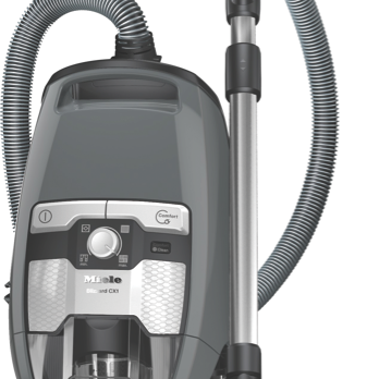 Miele - Blizzard CX1 Bagless Vacuum Cleaner - Graphite - 10502270