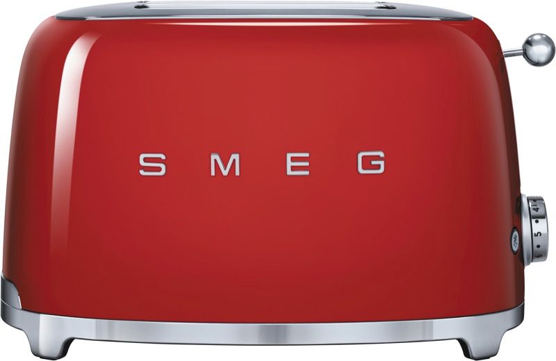 Smeg - Retro Style 2 Slice Toaster - Red - TSF01RDAU