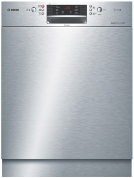 Bosch - 60cm Built-Under Dishwasher - Grey - SMU66MS02A