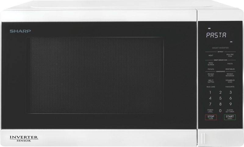 Sharp - 1200W Inverter Microwave - White - R350EW