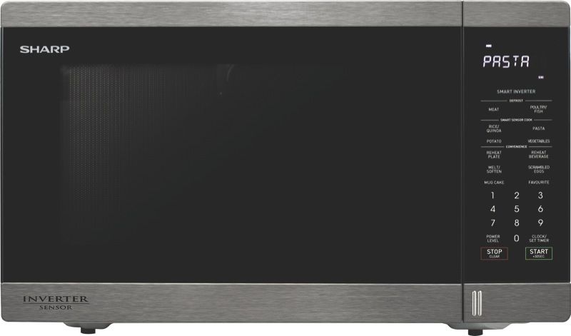 Sharp - 1200W Inverter Microwave - Stainless Steel - R395EST