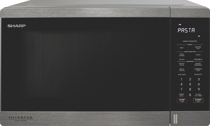 Sharp - 1200W Inverter Microwave - Stainless Steel - R395EST