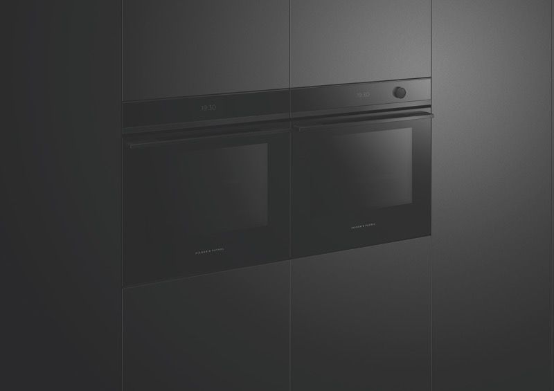 Fisher & Paykel - 60cm Built-In Combi Steam Oven - Black - OS60SDTDB1