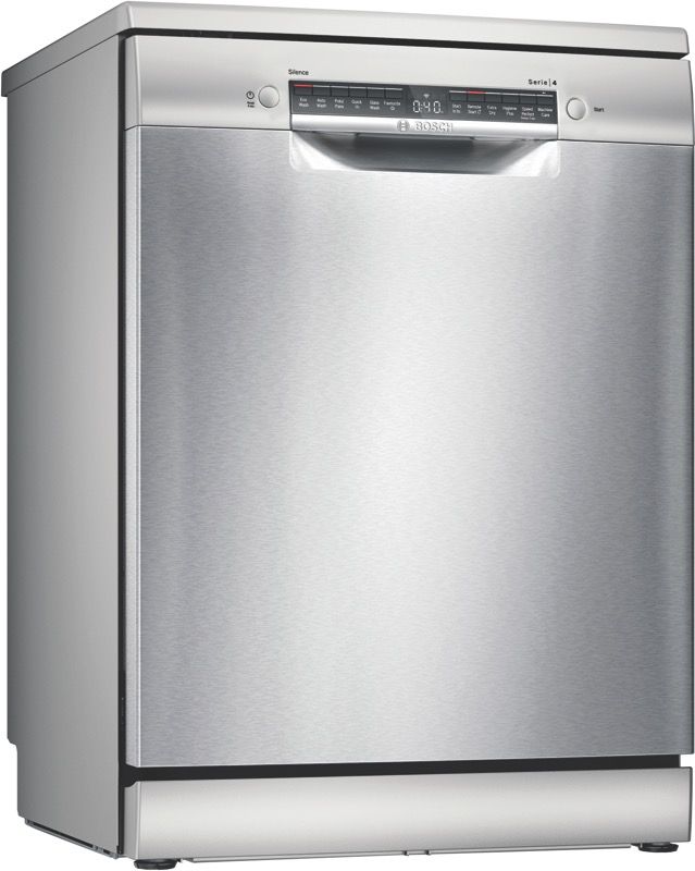 Bosch - 60cm Freestanding Dishwasher – Silver Inox - SMS4HTI01A