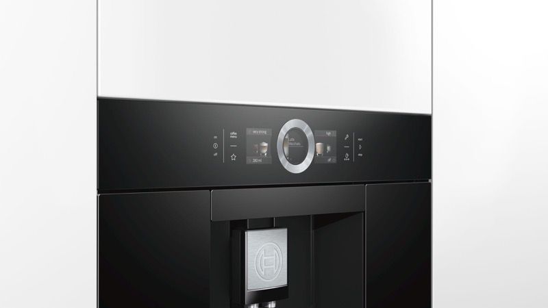 Bosch - Series 8 Built-In Fully Automatic Coffee Machine – Black - CTL636EB6