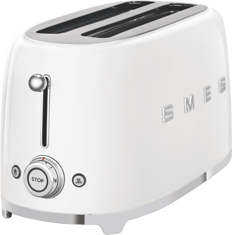 Smeg - Retro Style 4 Slice Toaster - White - TSF02WHAU