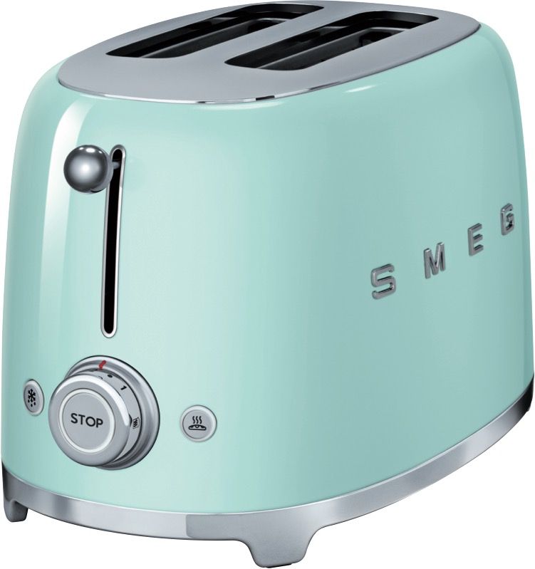 Smeg - Retro Style 2 Slice Toaster - Pastel Green - TSF01PGAU