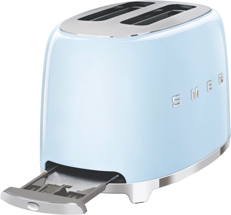 Smeg - Retro Style 2 Slice Toaster - Pastel Blue - TSF01PBAU