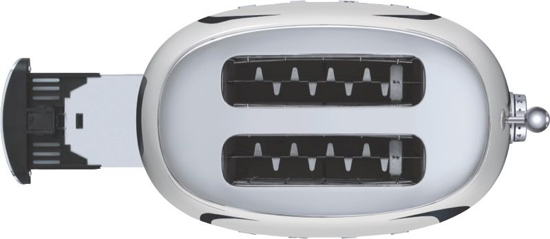 Smeg - Retro Style 2 Slice Toaster - Stainless Steel - TSF01SSAU