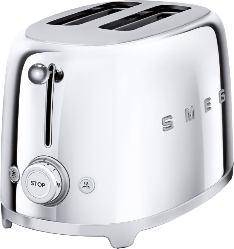 Smeg - Retro Style 2 Slice Toaster - Stainless Steel - TSF01SSAU