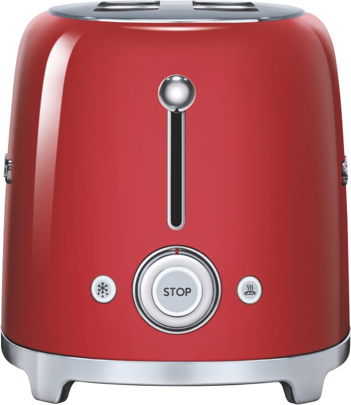 Smeg - 50s Retro Style 4 Slice Toaster - Red - TSF02RDAU
