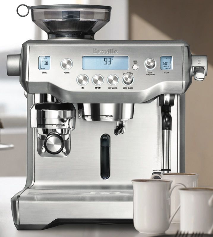 Breville - The Oracle Pump Espresso Coffee Machine -  Brushed Stainless Steel - BES980BSS