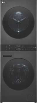 LG - 12kg Washer/9kg Dryer Combo - Black - WWT-1209B