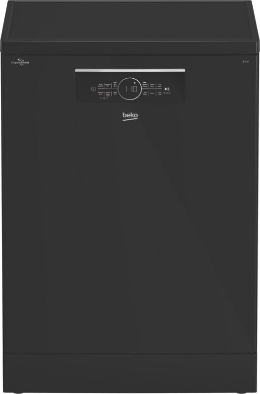 Beko - 60cm Freestanding Dishwasher - Black - BDFB1430B