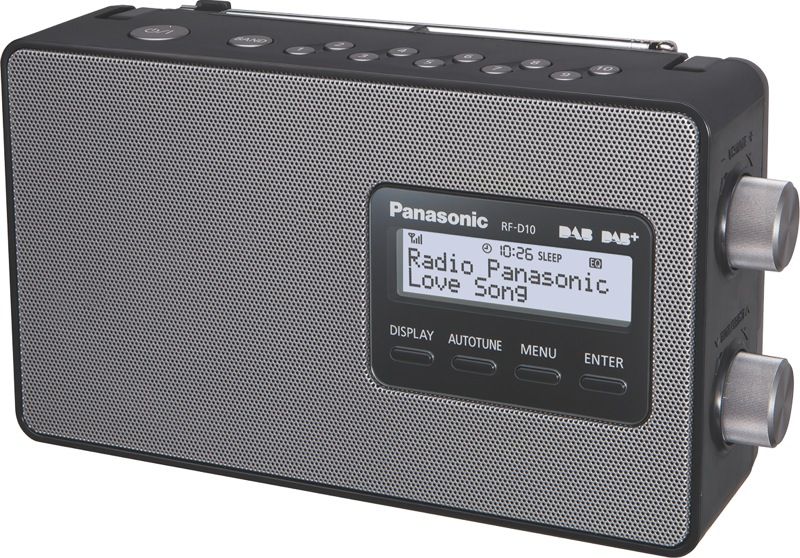 Panasonic - Portable Digital Radio - Black - RFD10GNK